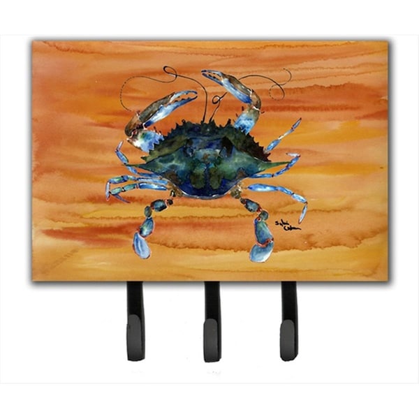 Carolines Treasures 6 x 9 In. Crab Leash or Key Holder 8143TH68 - main